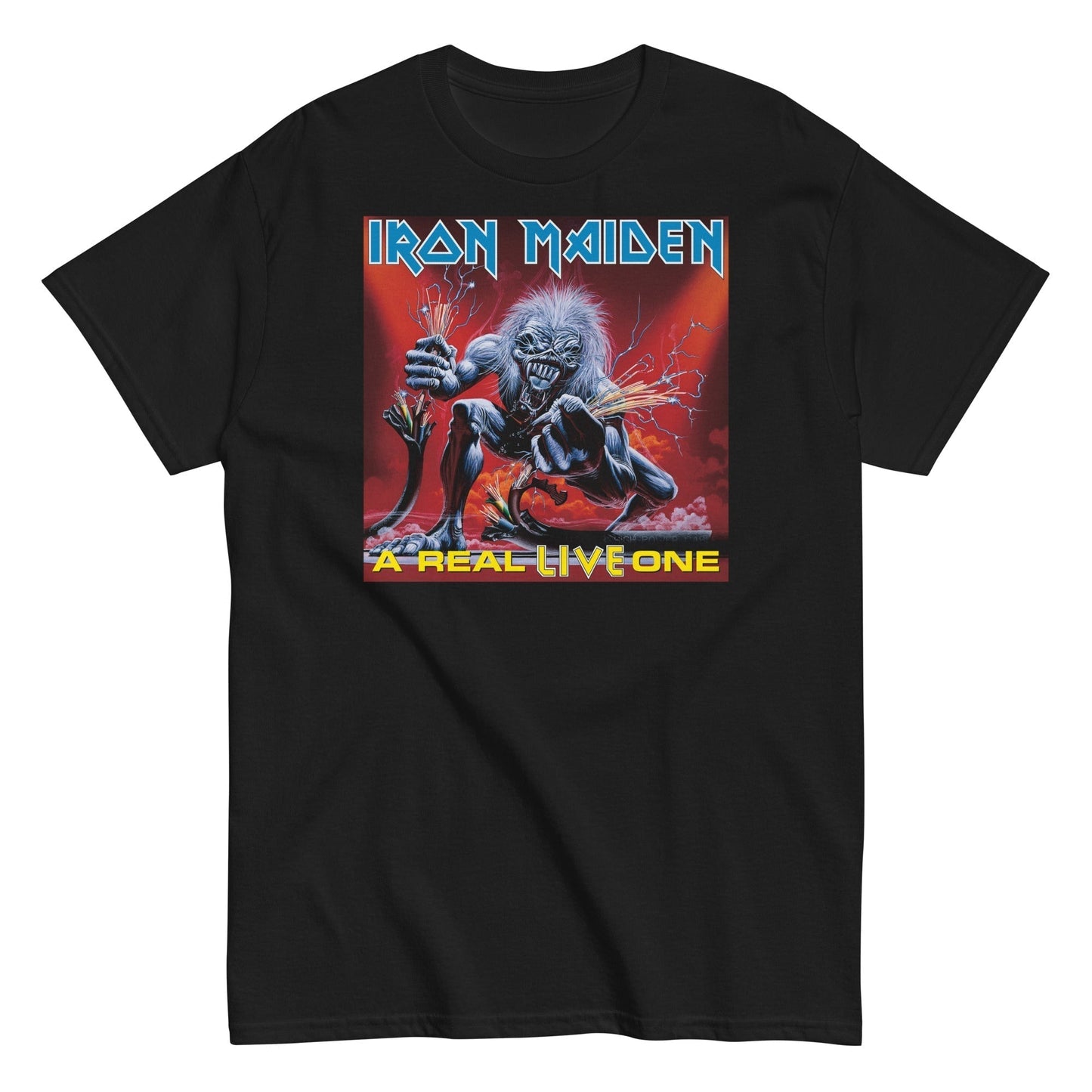 Iron Maiden - A Real Live One Mens T Shirt