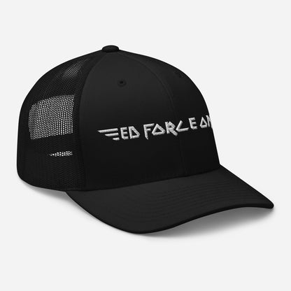 Iron Maiden Ed Force One Embroidered Trucker Hat Black