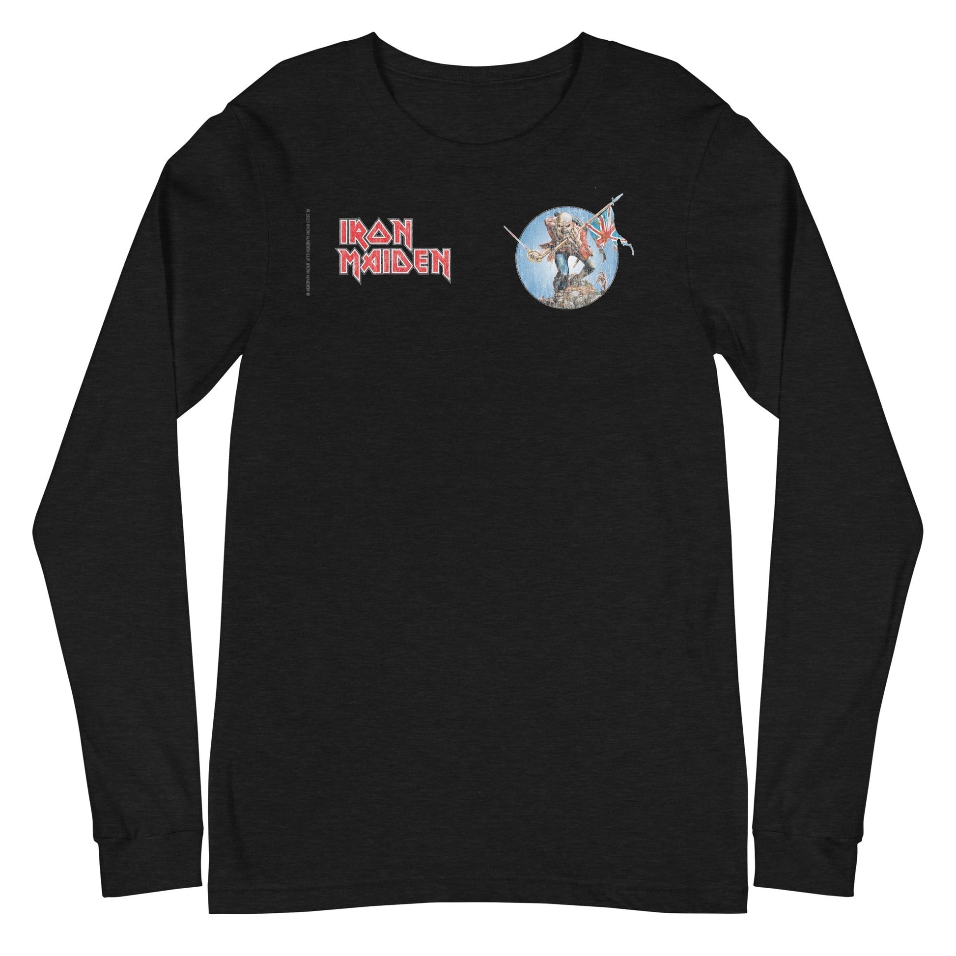 Iron Maiden - Logo Flag Long Sleeve Shirt