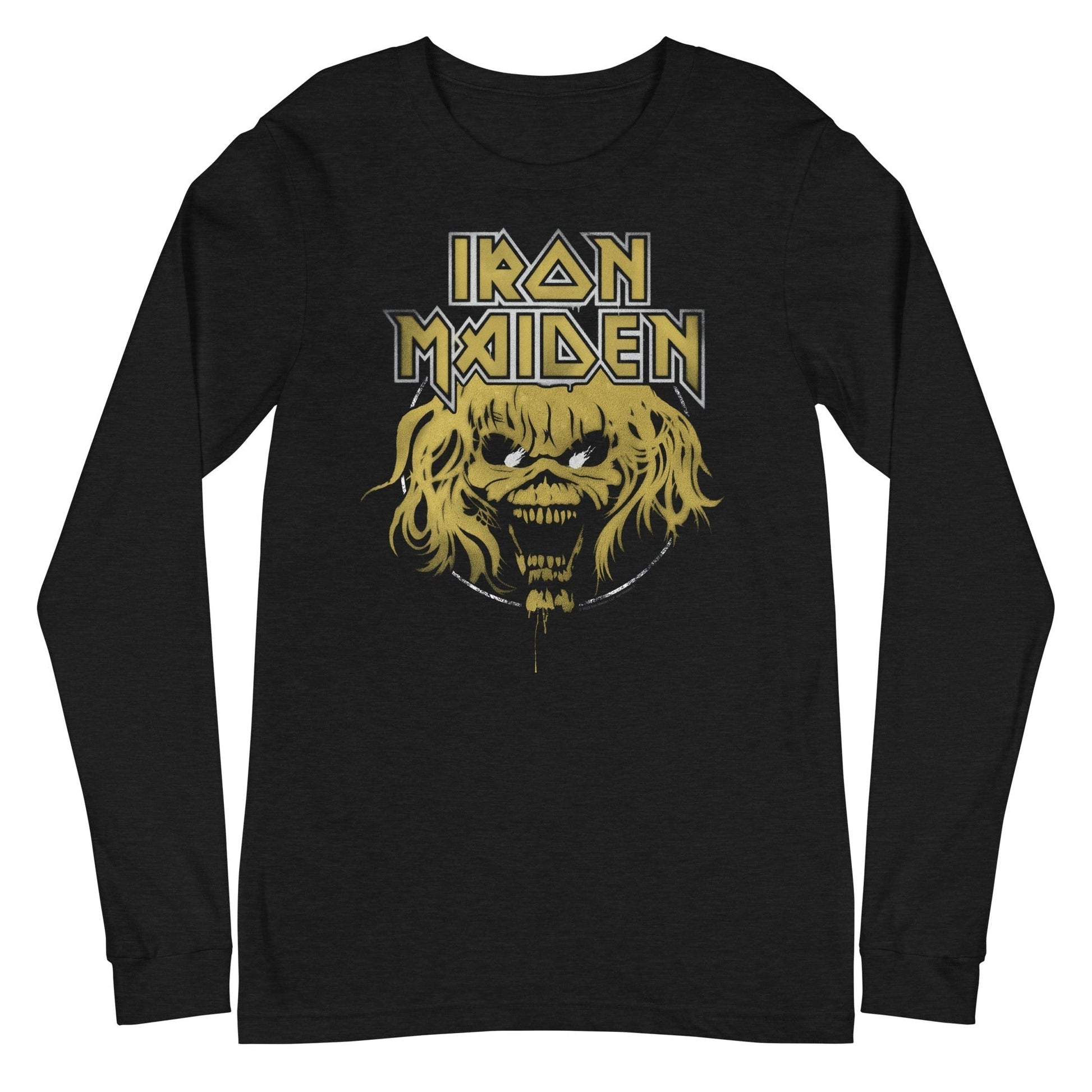 Iron Maiden - Stacked Logo Long Sleeve Shirt
