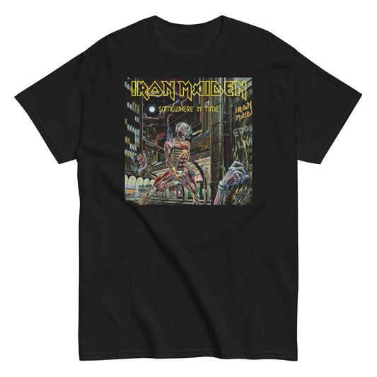 Iron Maiden Times City Mens T Shirt Black