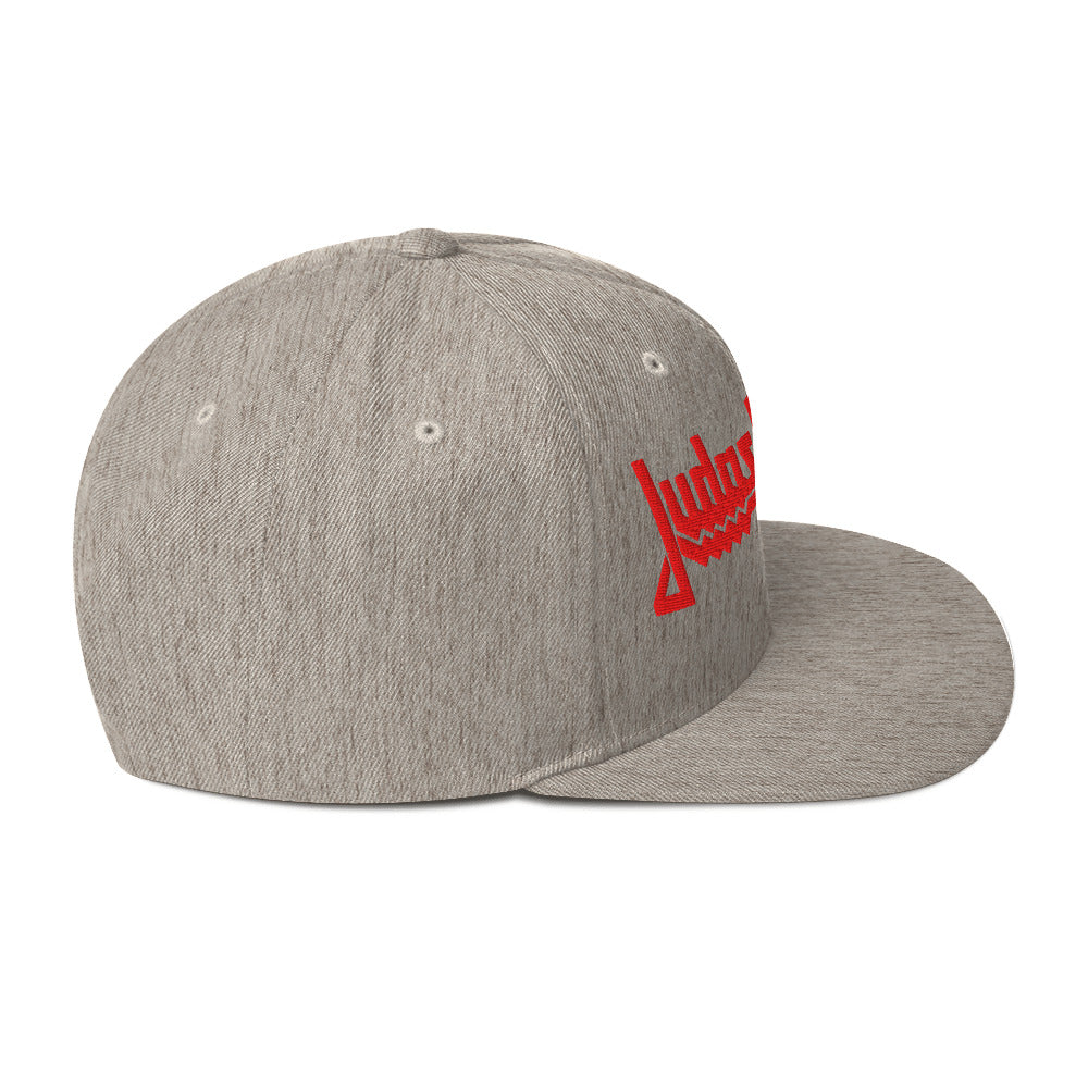 Judas Priest Electric Logo Gray Snapback Hat Grey