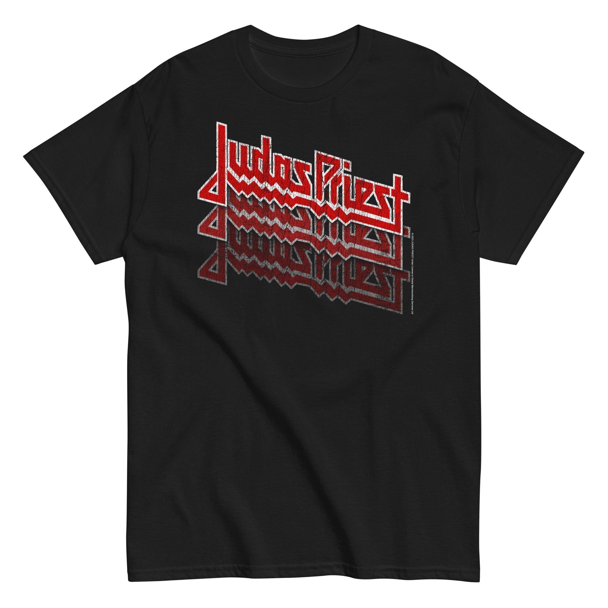 Judas Priest - Triple Vision Logo Mens T Shirt