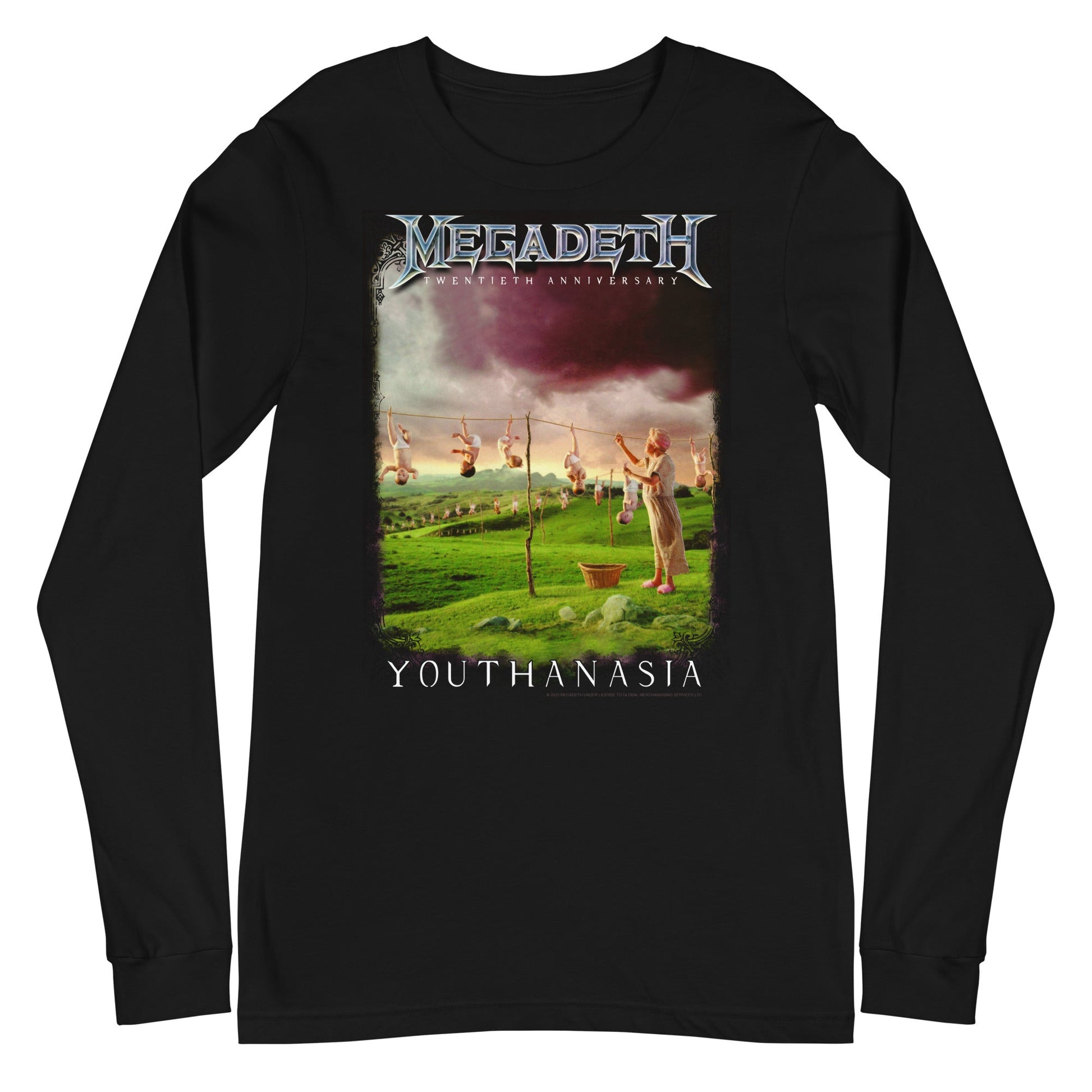Megadeth - 20th Youthanasia Long Sleeve Shirt