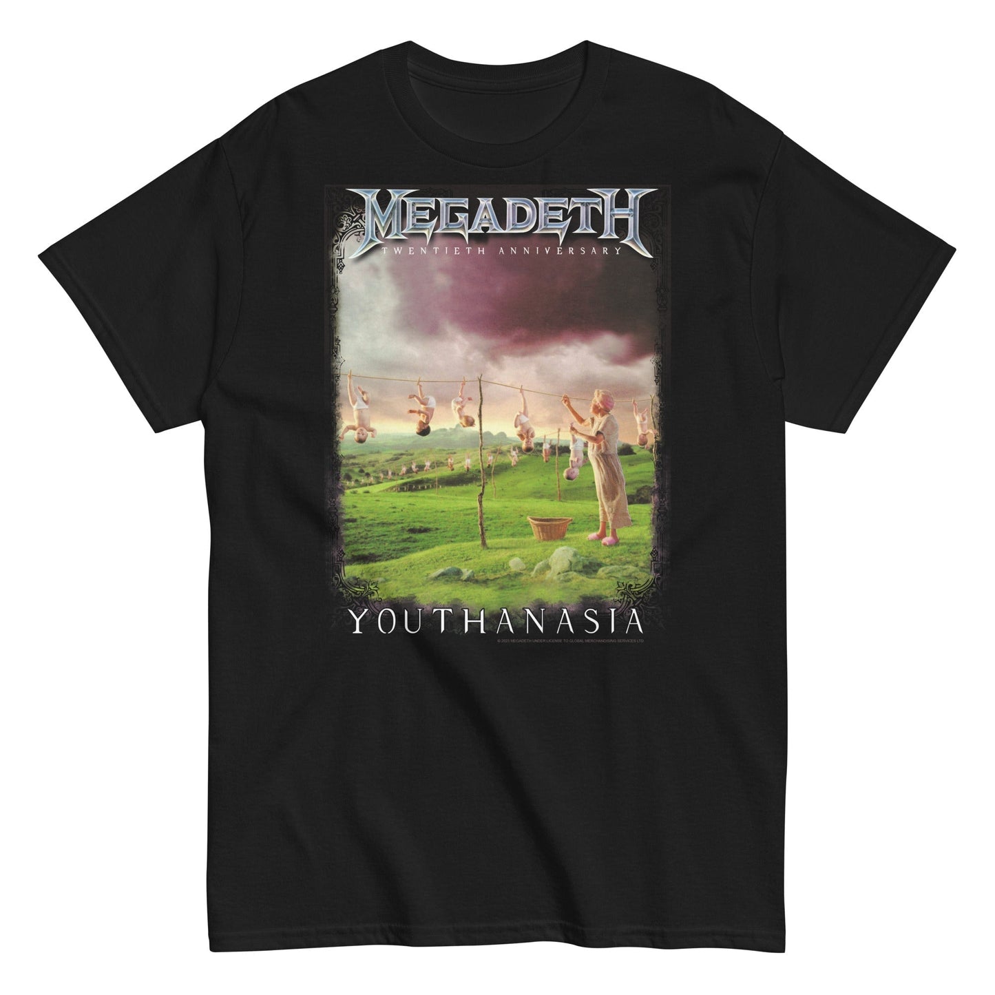 Megadeth - 20th Youthanasia Mens T Shirt