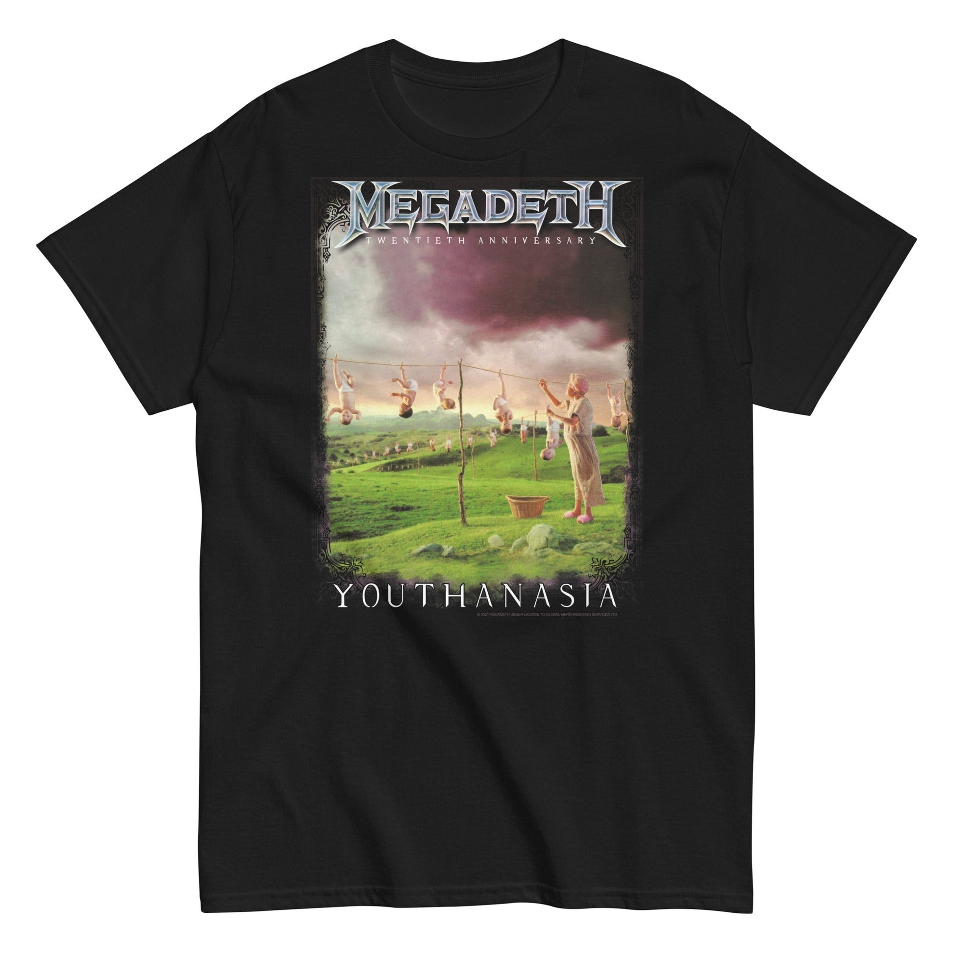 Megadeth - 20th Youthanasia Mens T Shirt