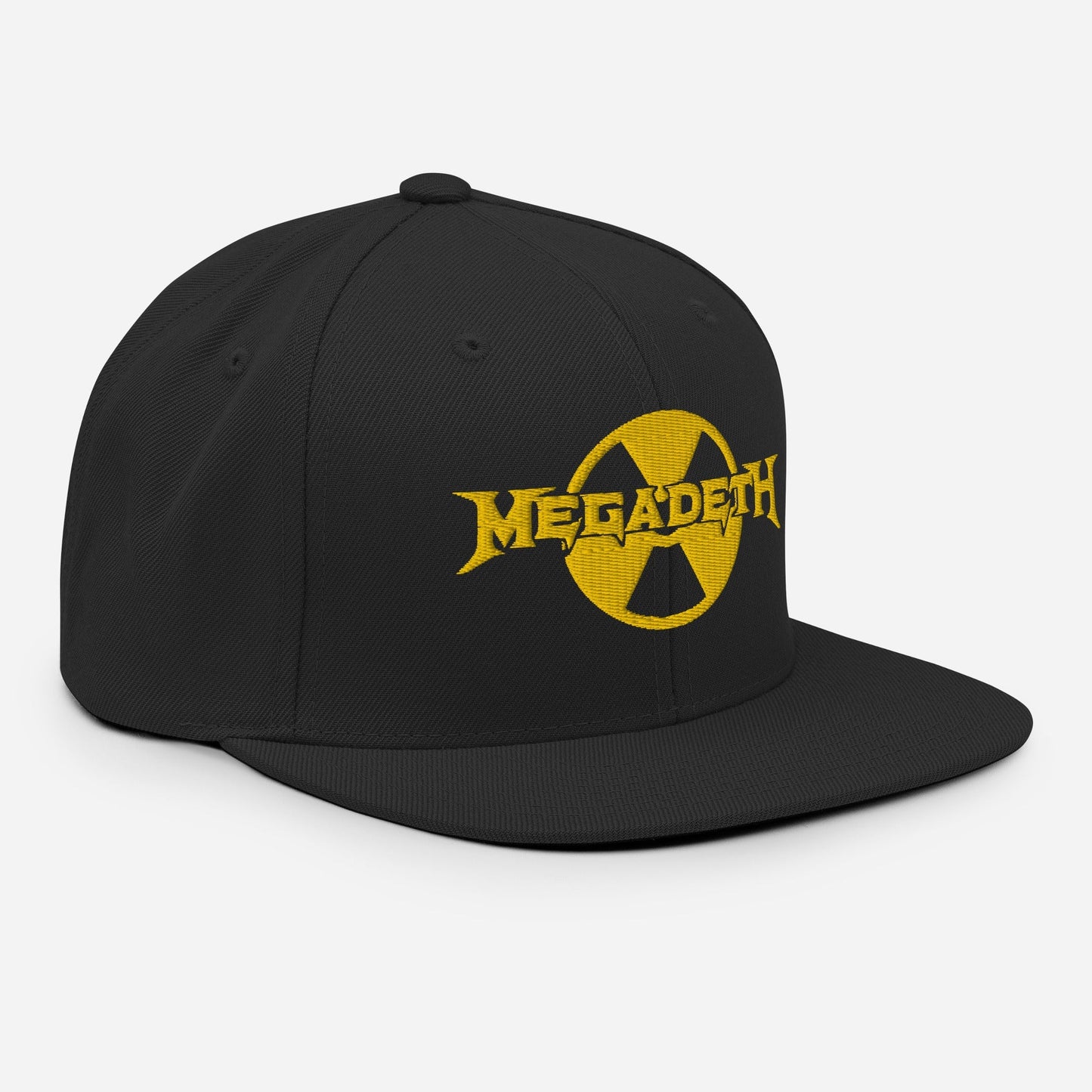 Megadeth Black Nuclear Snapback Hat Black