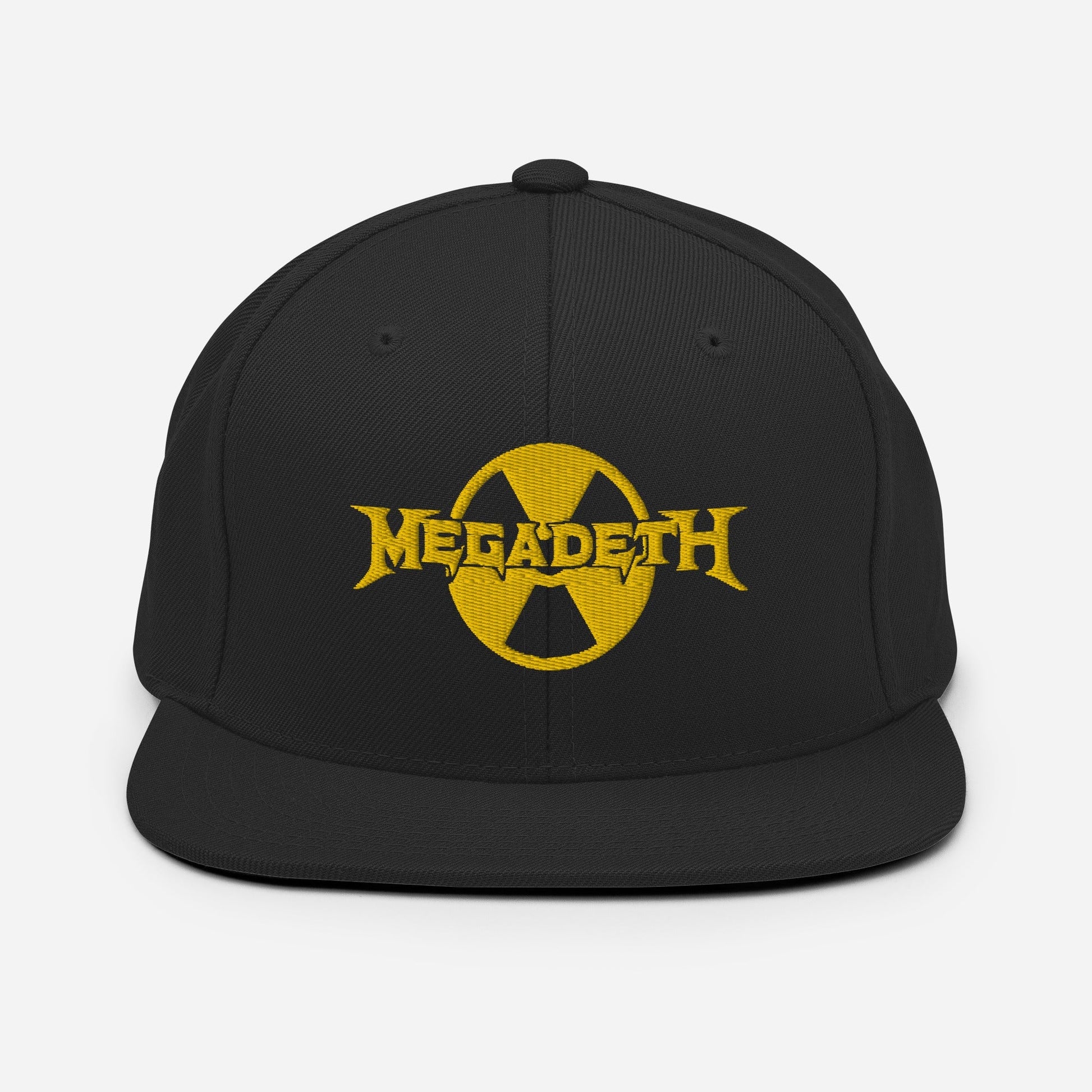 Megadeth Black Nuclear Snapback Hat Black