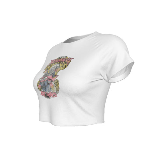 Megadeth Built for Speed Women's Crop Top T Shirt