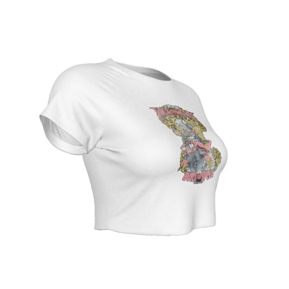 Megadeth Built for Speed Women's Crop Top T Shirt