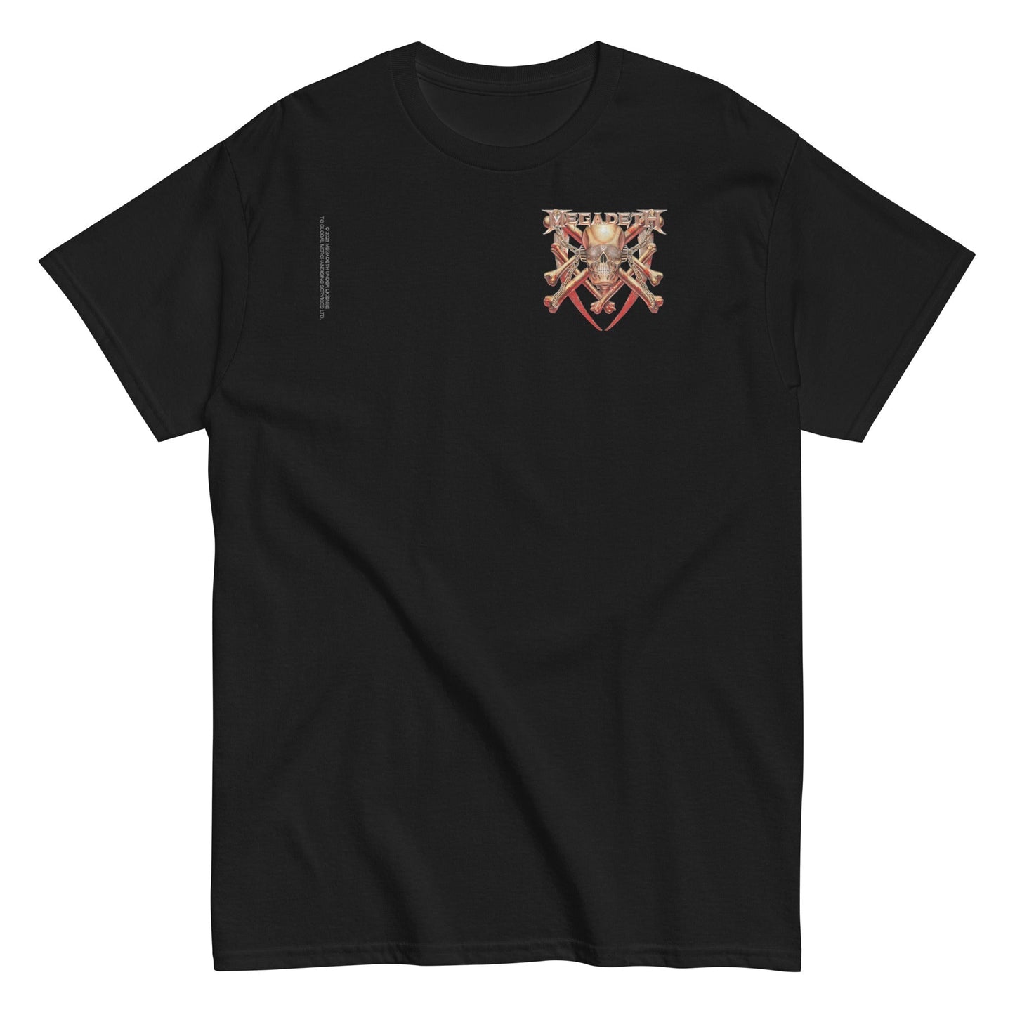 Megadeth - Crossed Bones Mens T Shirt