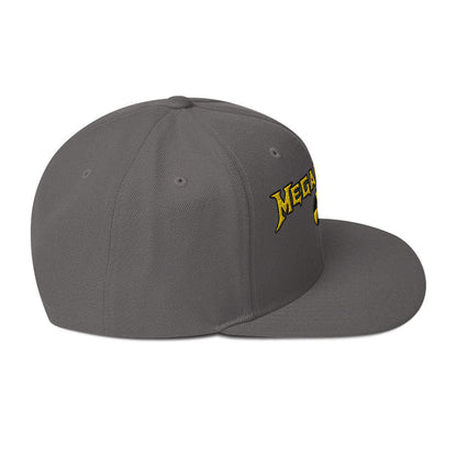 MegaDeth Nuclear Embroidered Snapback Hat Grey