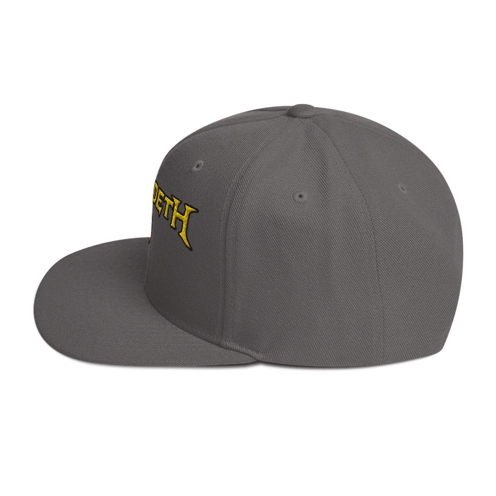 MegaDeth Nuclear Embroidered Snapback Hat Grey