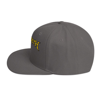MegaDeth Nuclear Embroidered Snapback Hat Grey