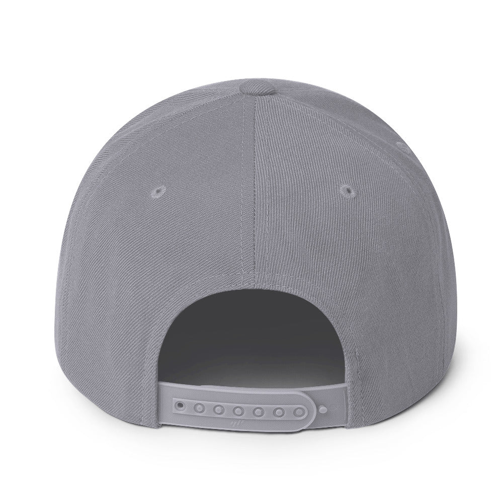 MegaDeth Nuclear Winter Embroidered Snapback Hat Grey