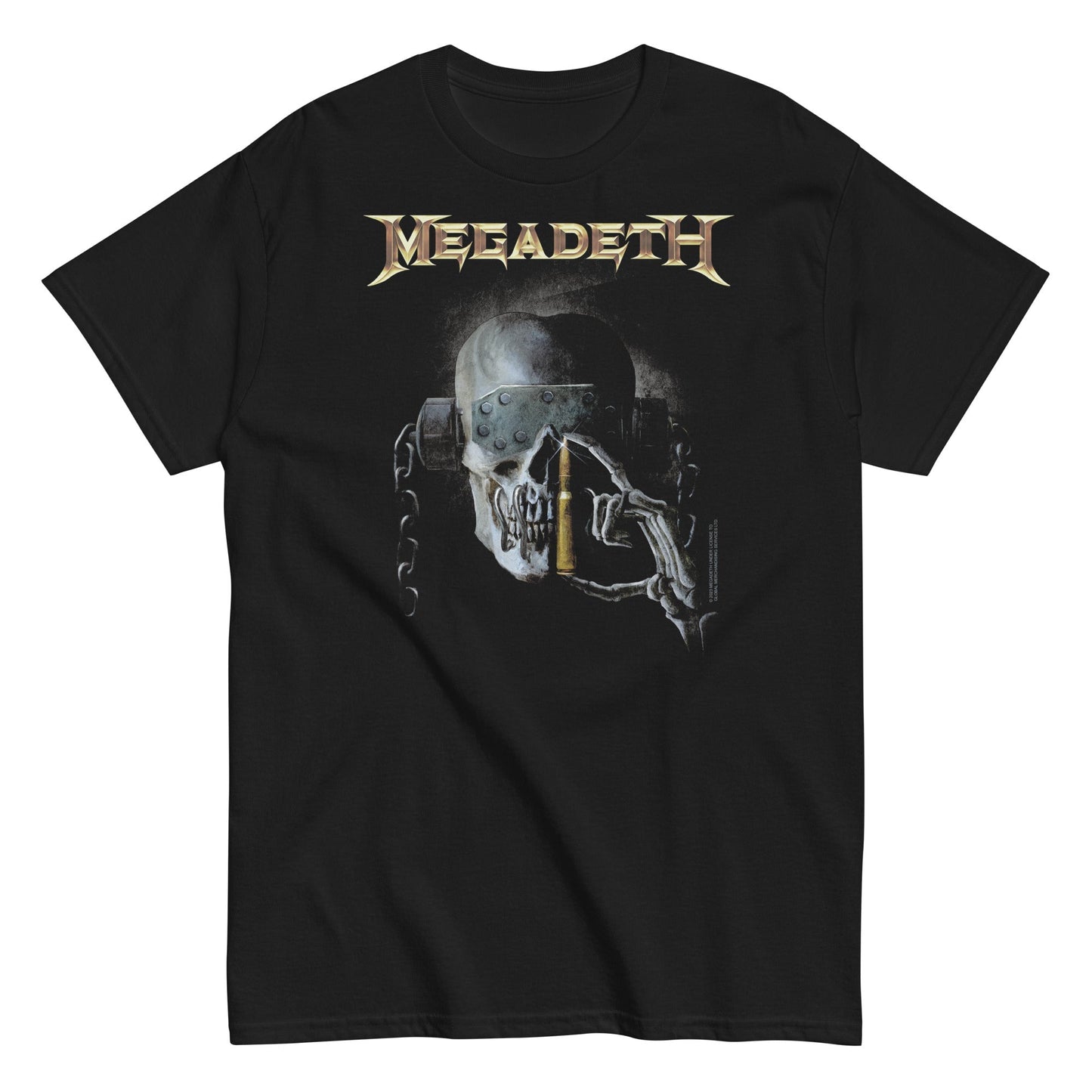 Megadeth - One Bullett Left T-Shirt Mens T Shirt