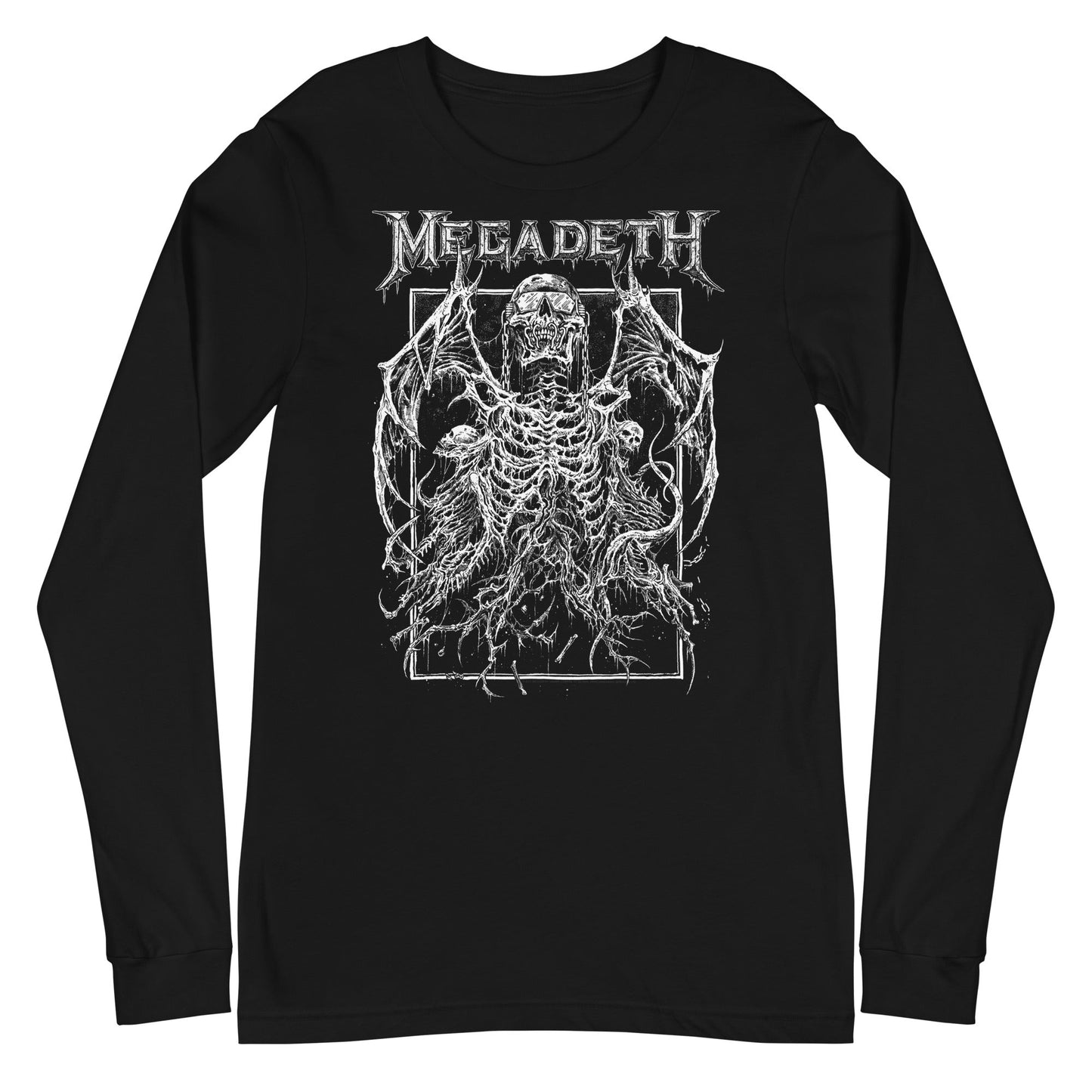 Megadeth - Skeleton Wings Long Sleeve Shirt