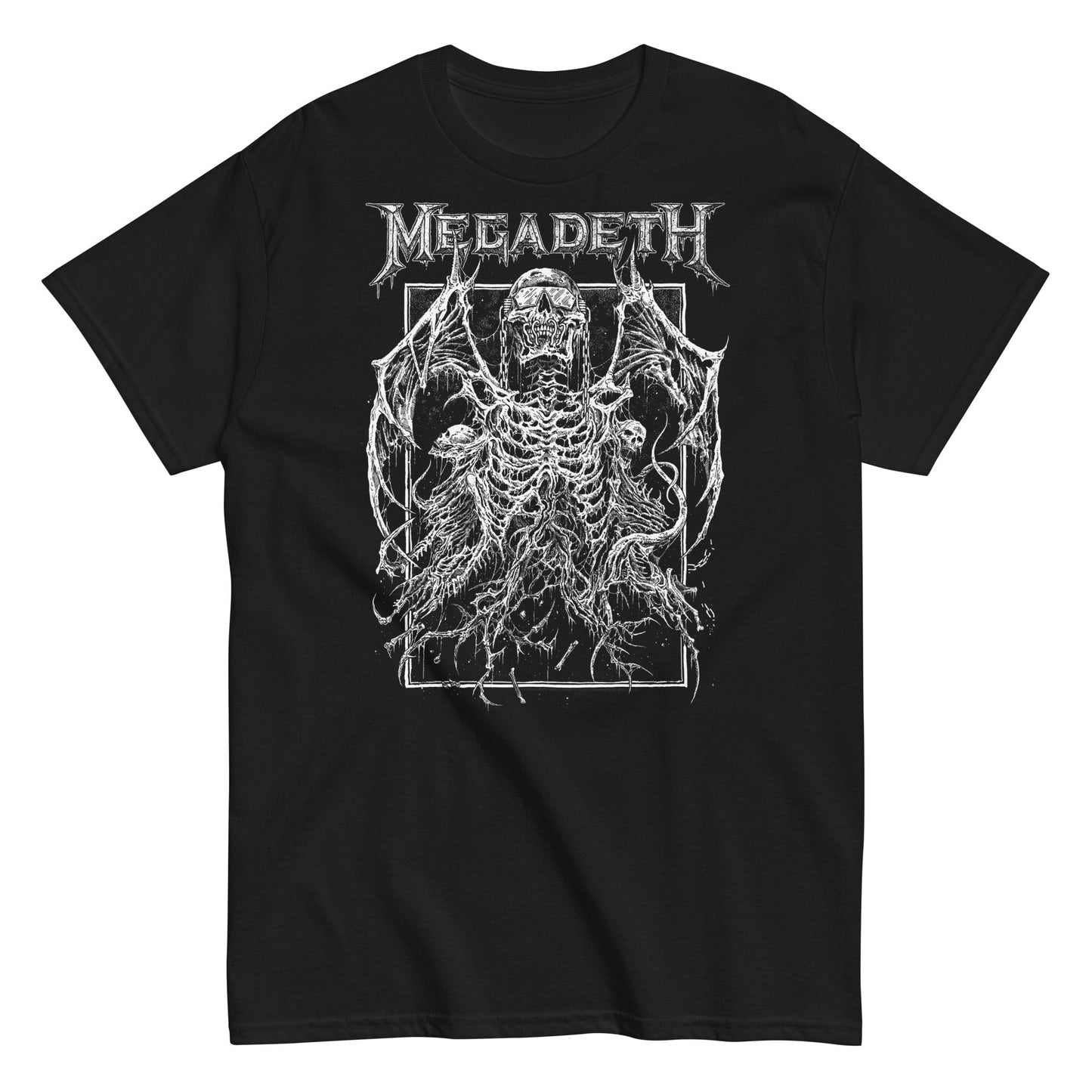 Megadeth - Skeleton Wings Mens T Shirt