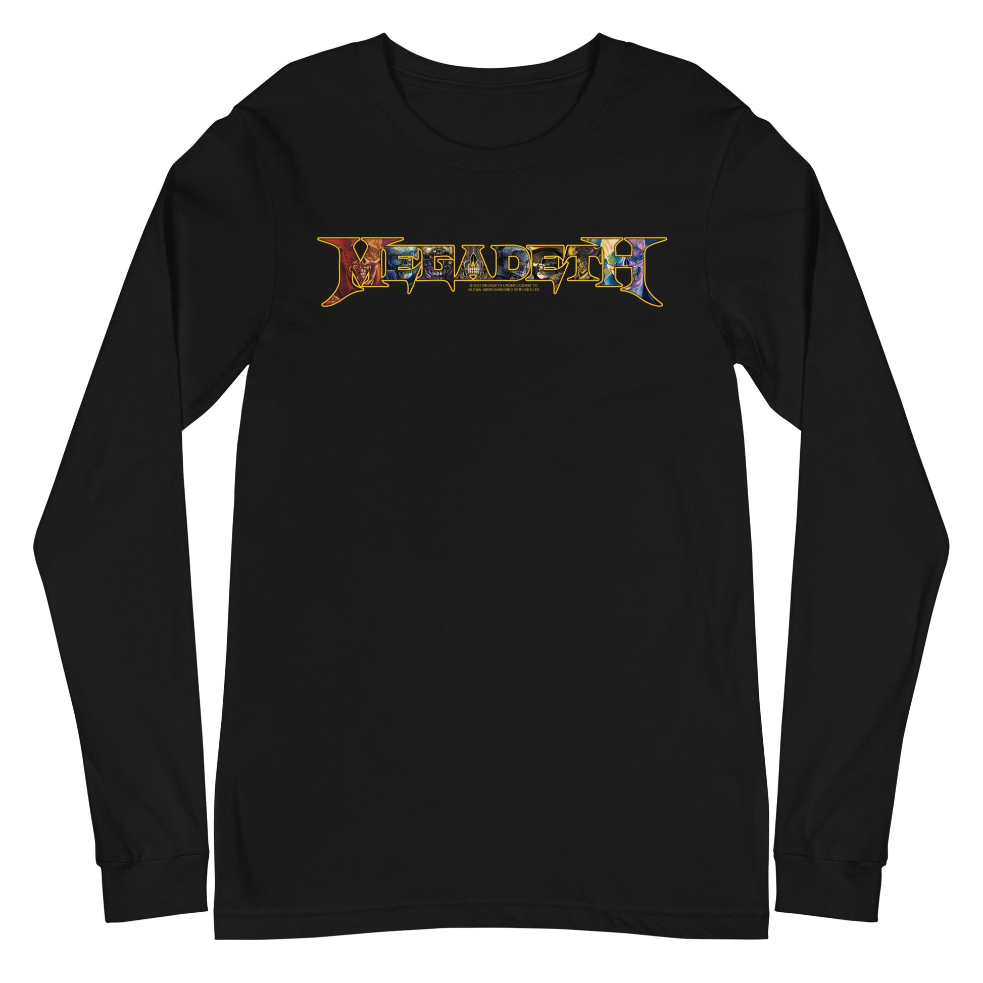 Megadeth - Vic Lettered Logo Long Sleeve Shirt