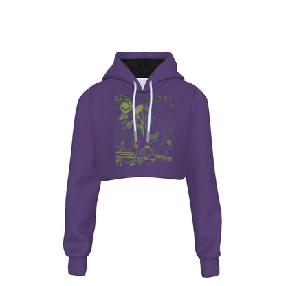 Megadeth Vic Suit Women's Cropped Hoodie
