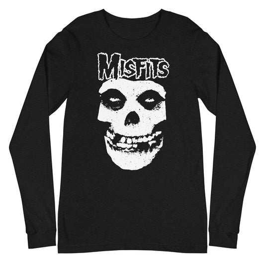 Misfits - Classic Skull Logo Long Sleeve Shirt