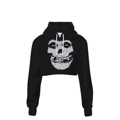 Misfits Classic Skull Women's Cropped Hoodie