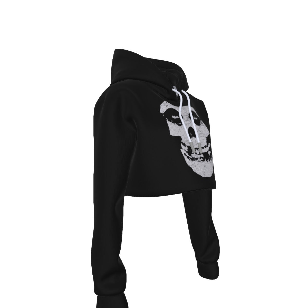 Misfits Classic Skull Women's Cropped Hoodie