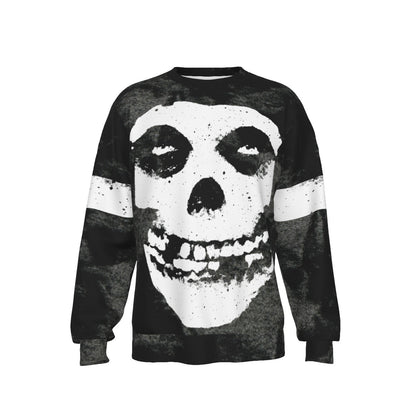 Misfits Giant Skull All Over Print Sweatshirt