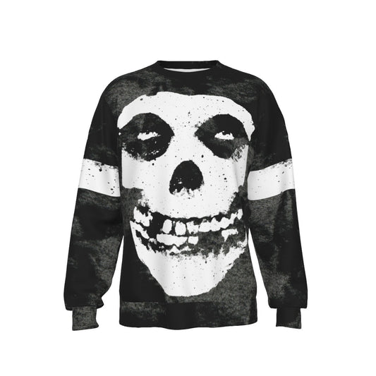 Misfits Giant Skull All Over Print Sweatshirt