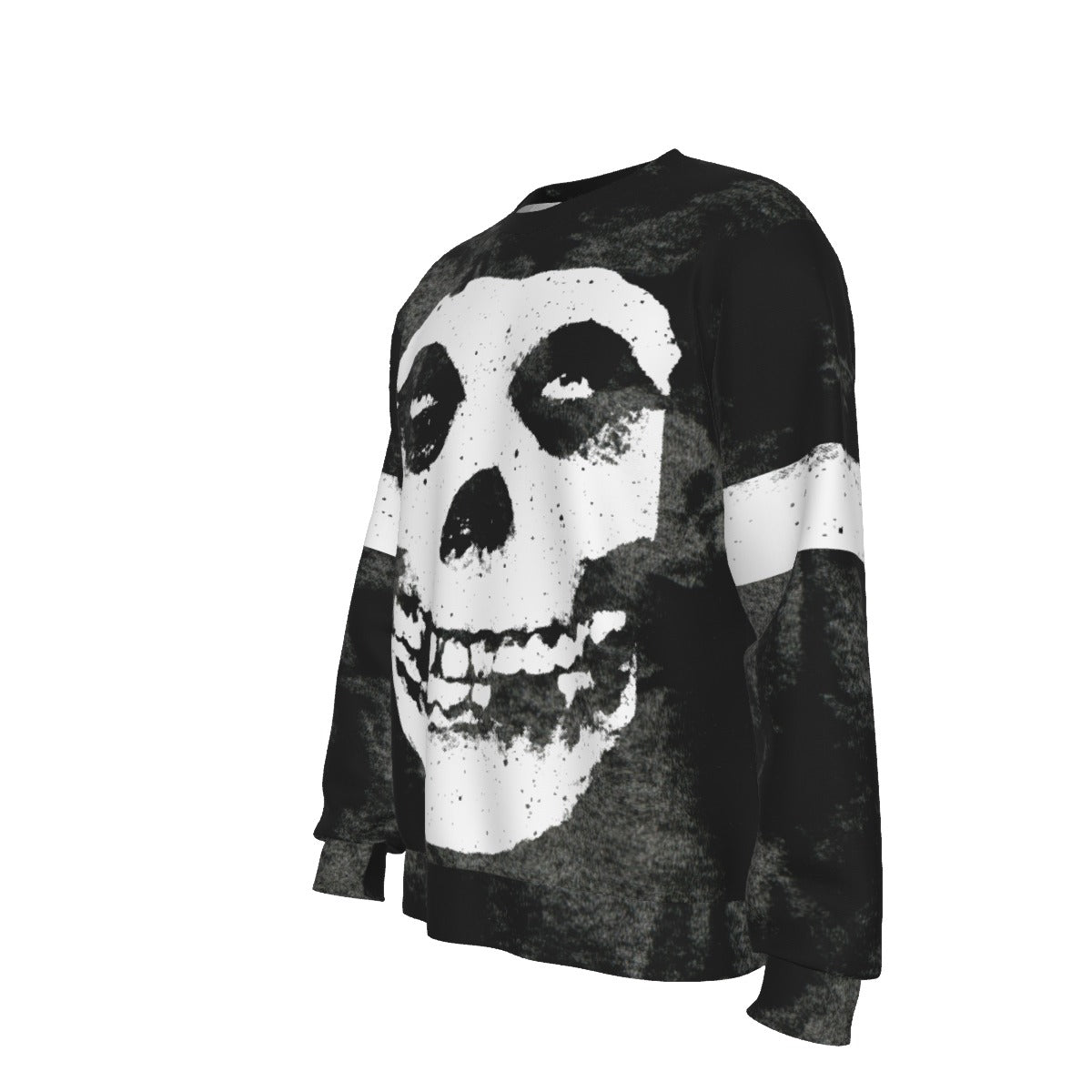 Misfits Giant Skull All Over Print Sweatshirt