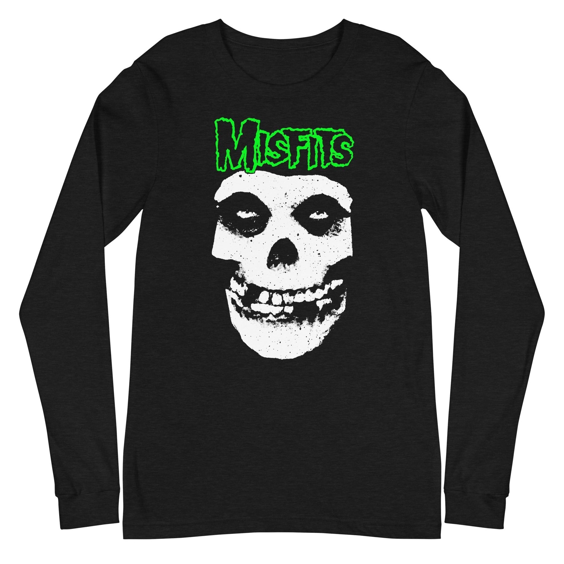 Misfits - Green Skull Long Sleeve Shirt