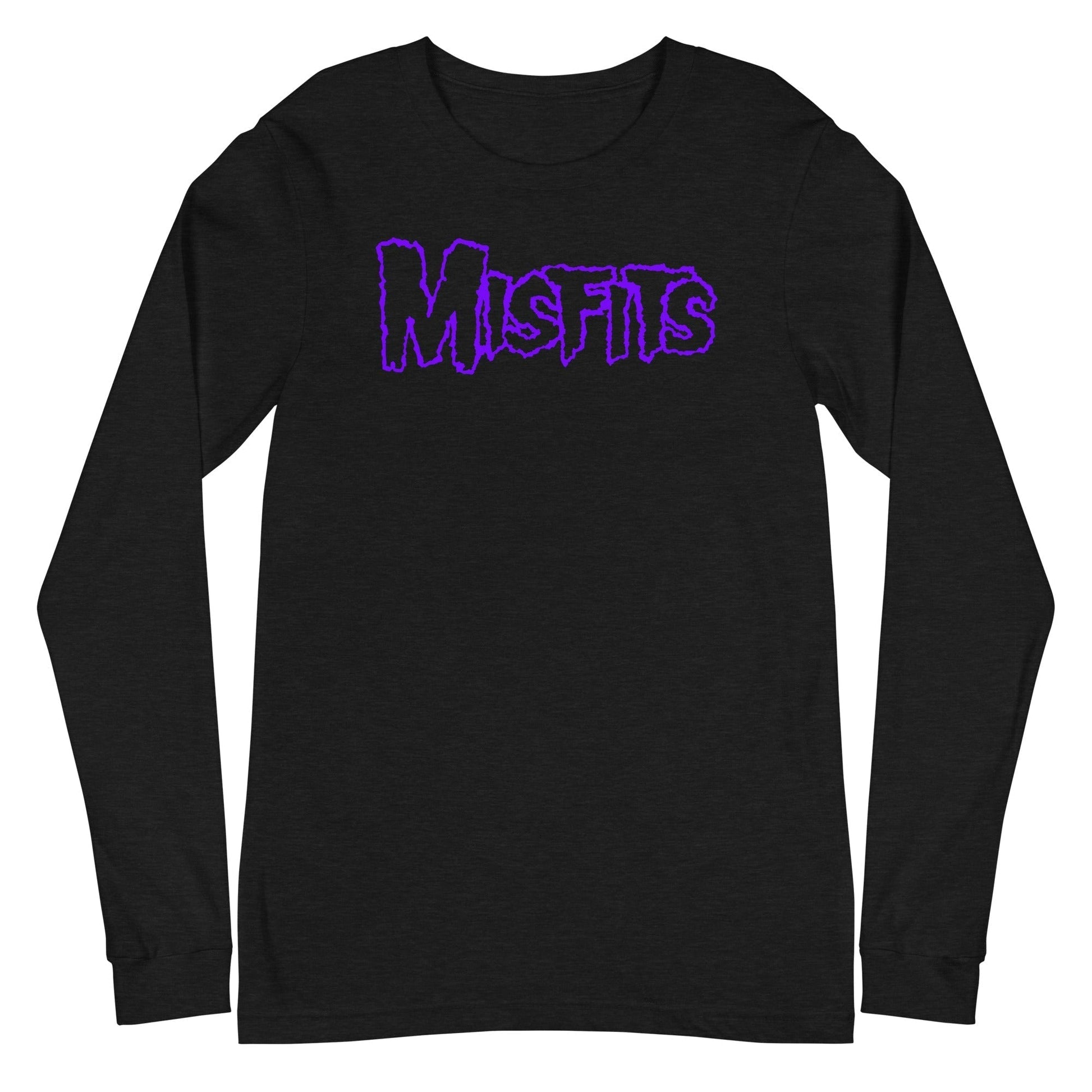 Misfits - Purple Drip Logo Long Sleeve Shirt