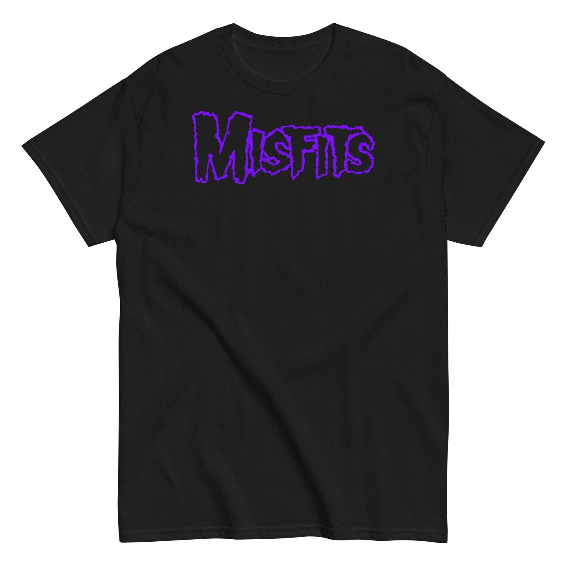 Misfits - Purple Drip Logo Mens T Shirt