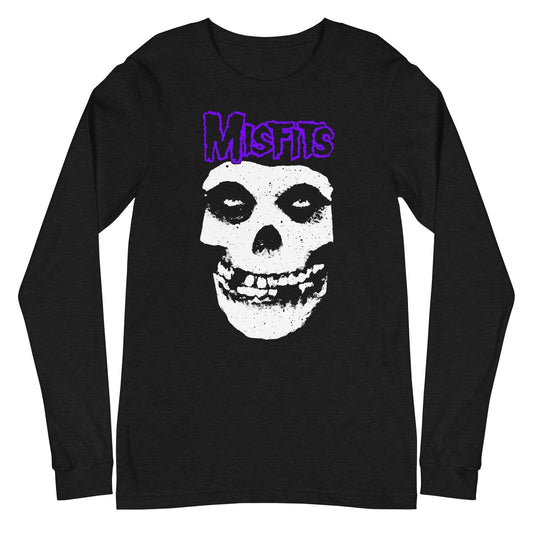 Misfits - Purple Skull Long Sleeve Shirt