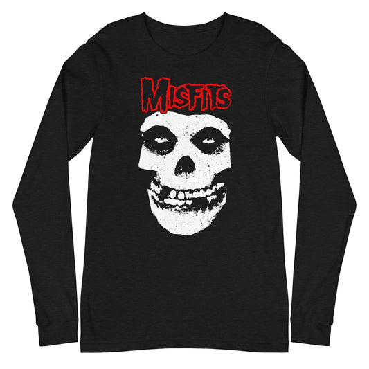 Misfits - Red Skull Long Sleeve Shirt