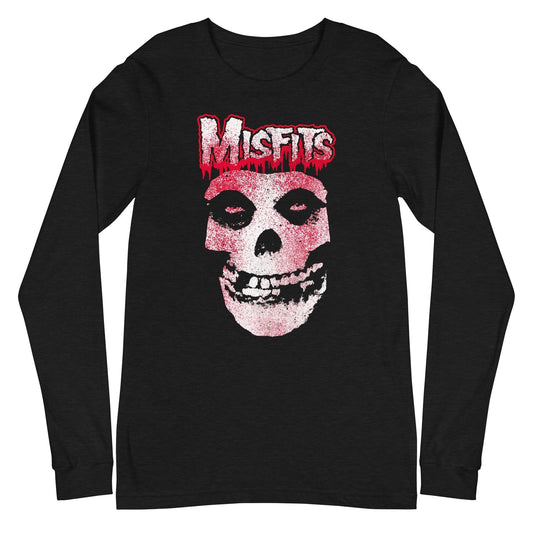 Misfits - Tagged Skull Long Sleeve Shirt