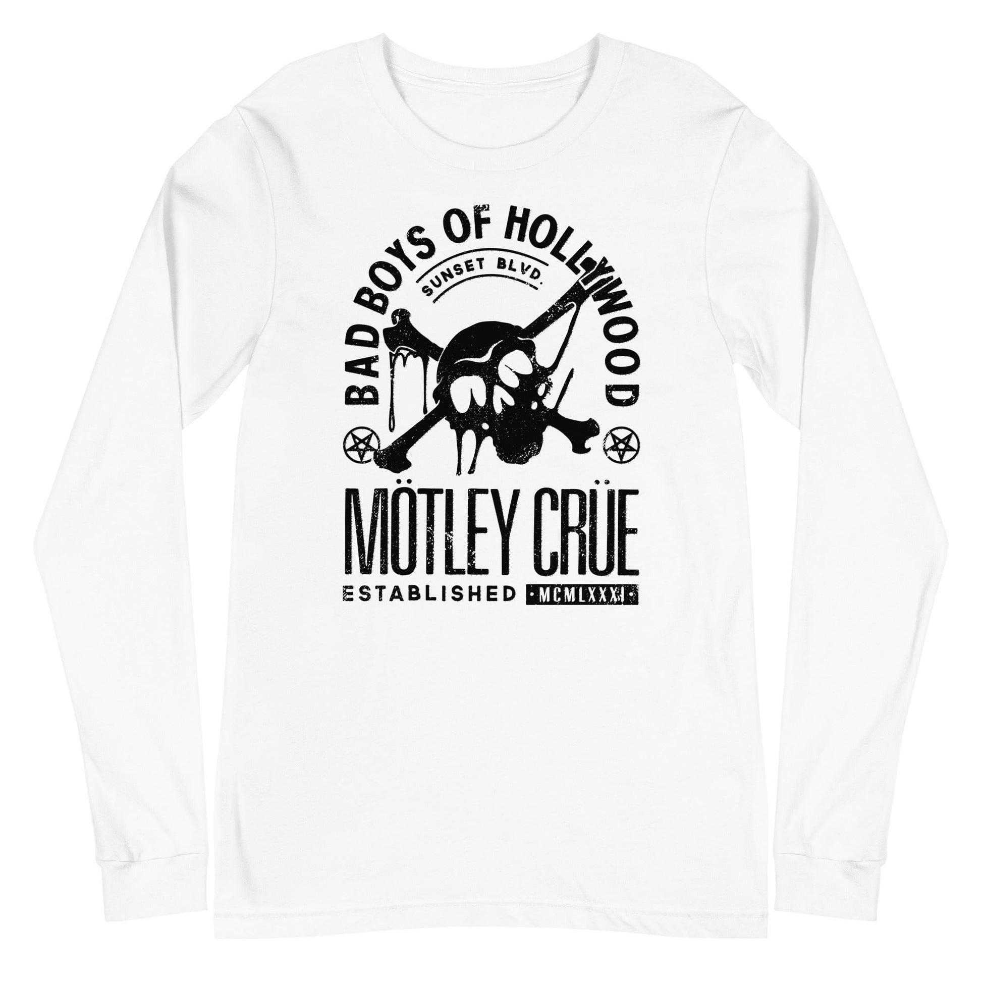 Motley Crue - Bad Boys of Hollywood Long Sleeve Shirt