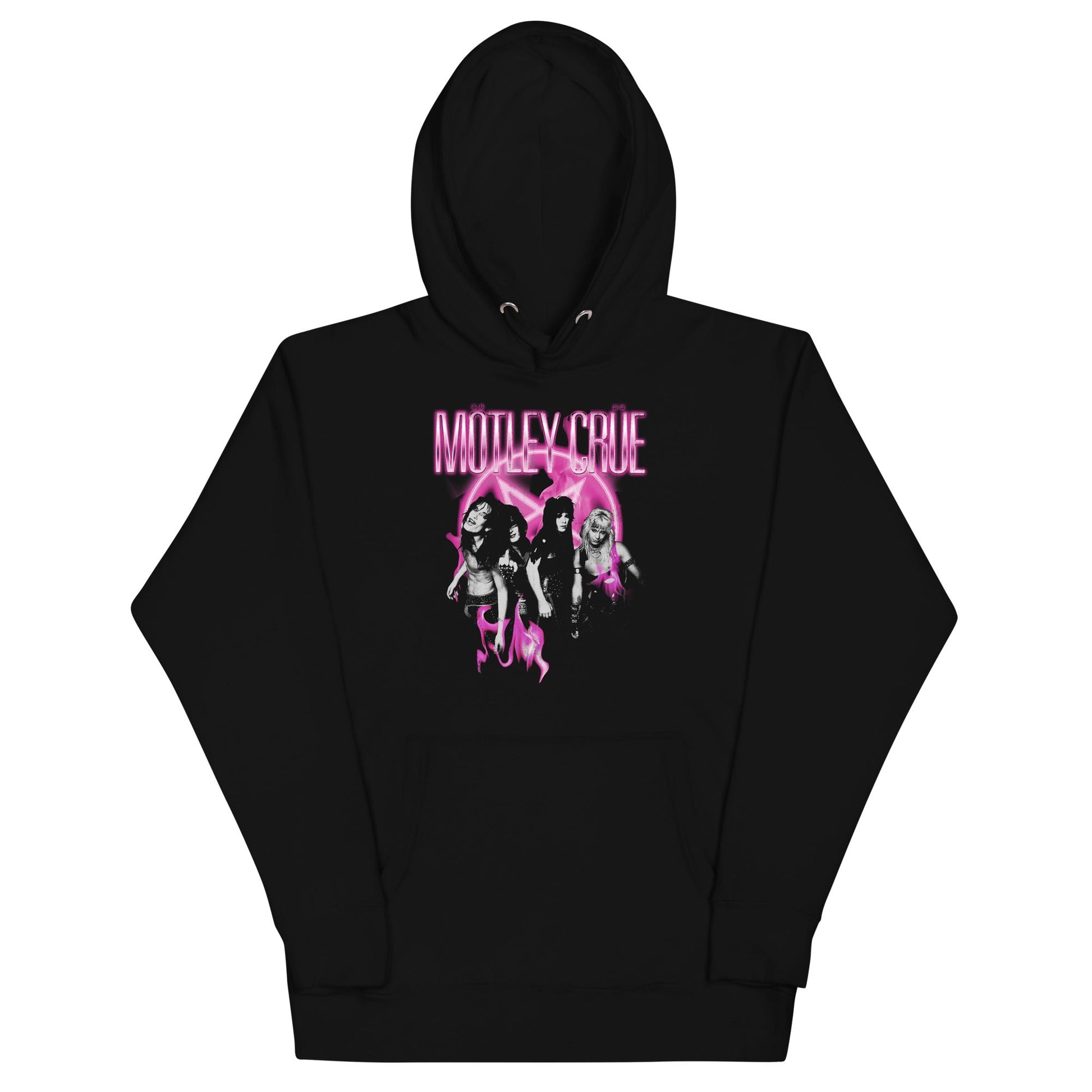 Motley Crue - Neon Pink Hoodie