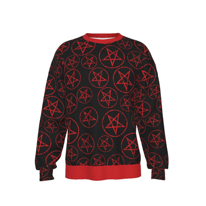 Motley Crue Pentagram All Over Print Sweatshirt