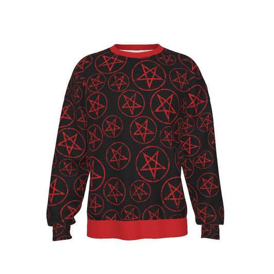 Motley Crue Pentagram All Over Print Sweatshirt
