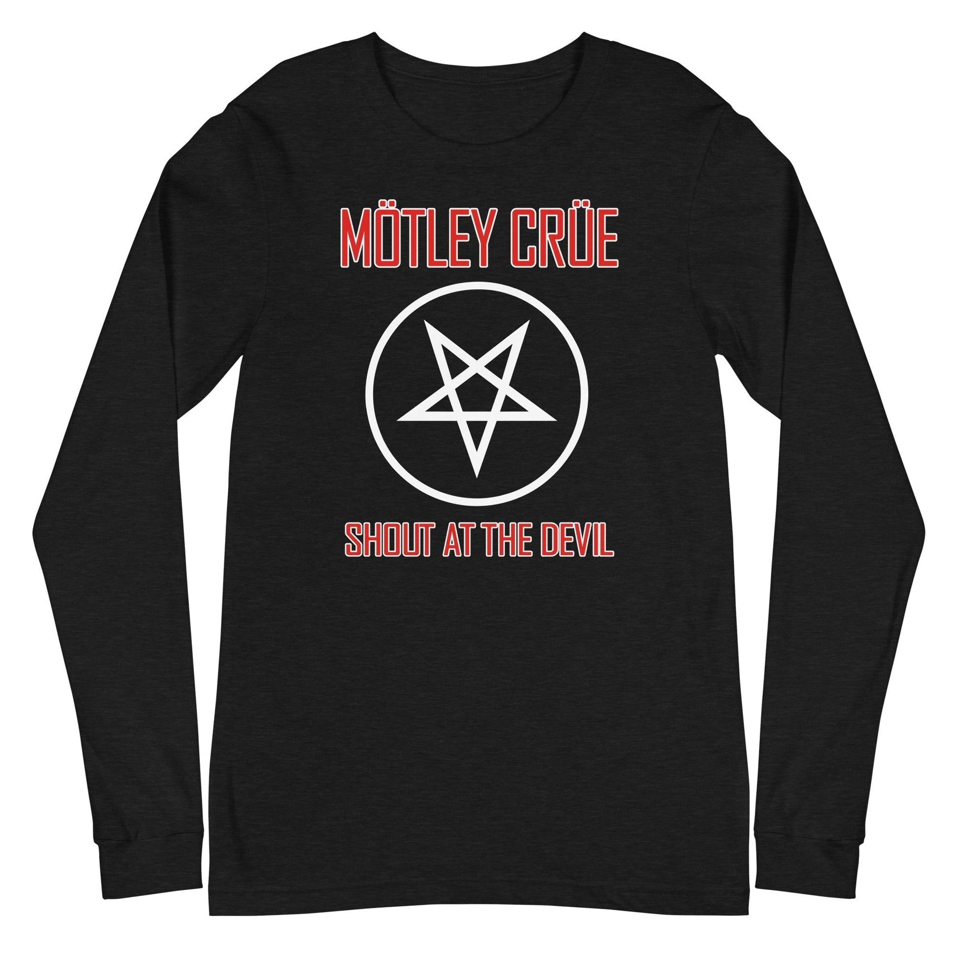 Motley Crue - Pentagram Shout Long Sleeve Shirt