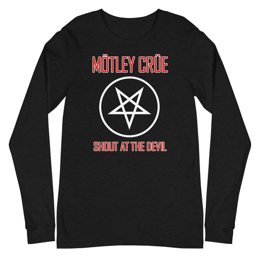 Motley Crue - Pentagram Shout Long Sleeve Shirt