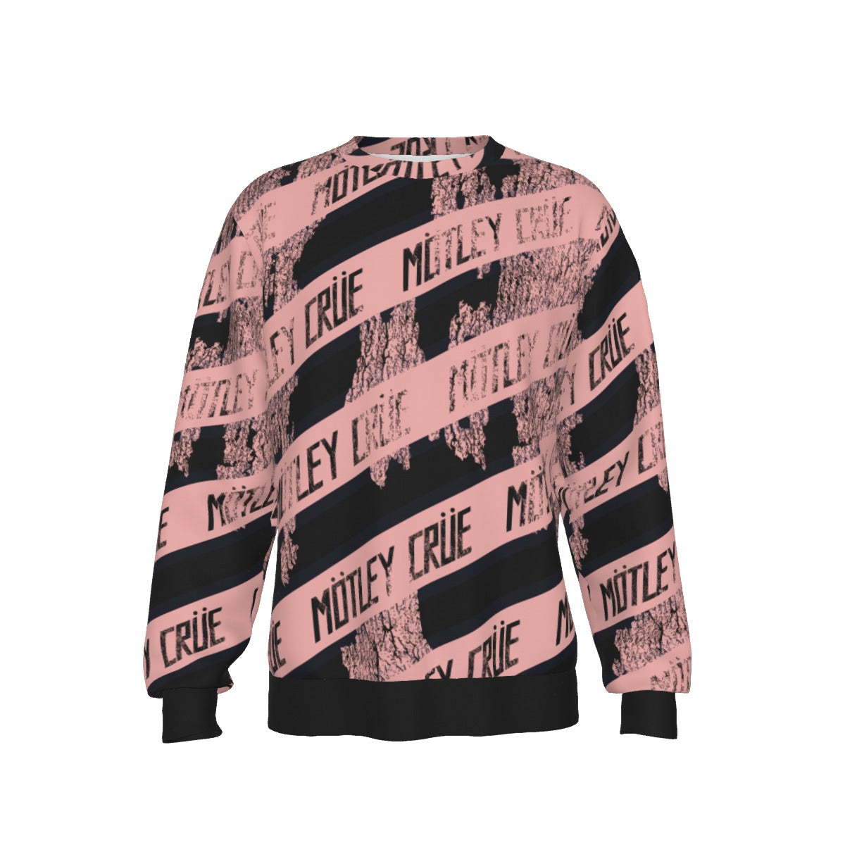 Motley Crue Slanted All Over Print Sweatshirt