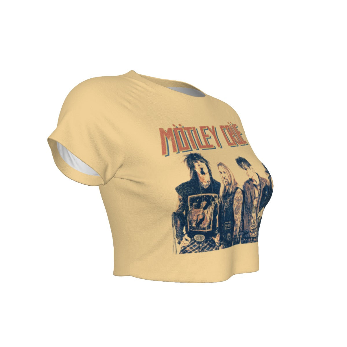 Motley Crue With the Band Women's Crop Top T Shirt