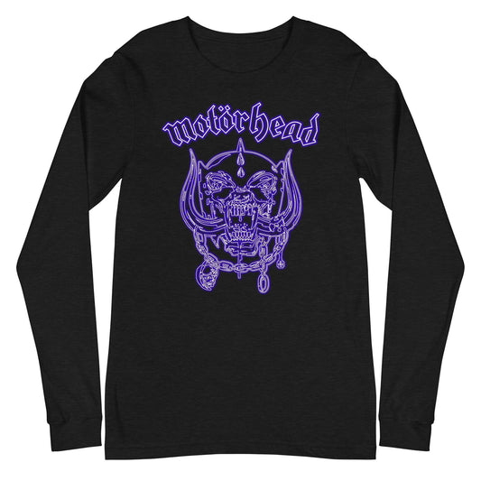 Motorhead - Neon Blue Warpig Long Sleeve Shirt