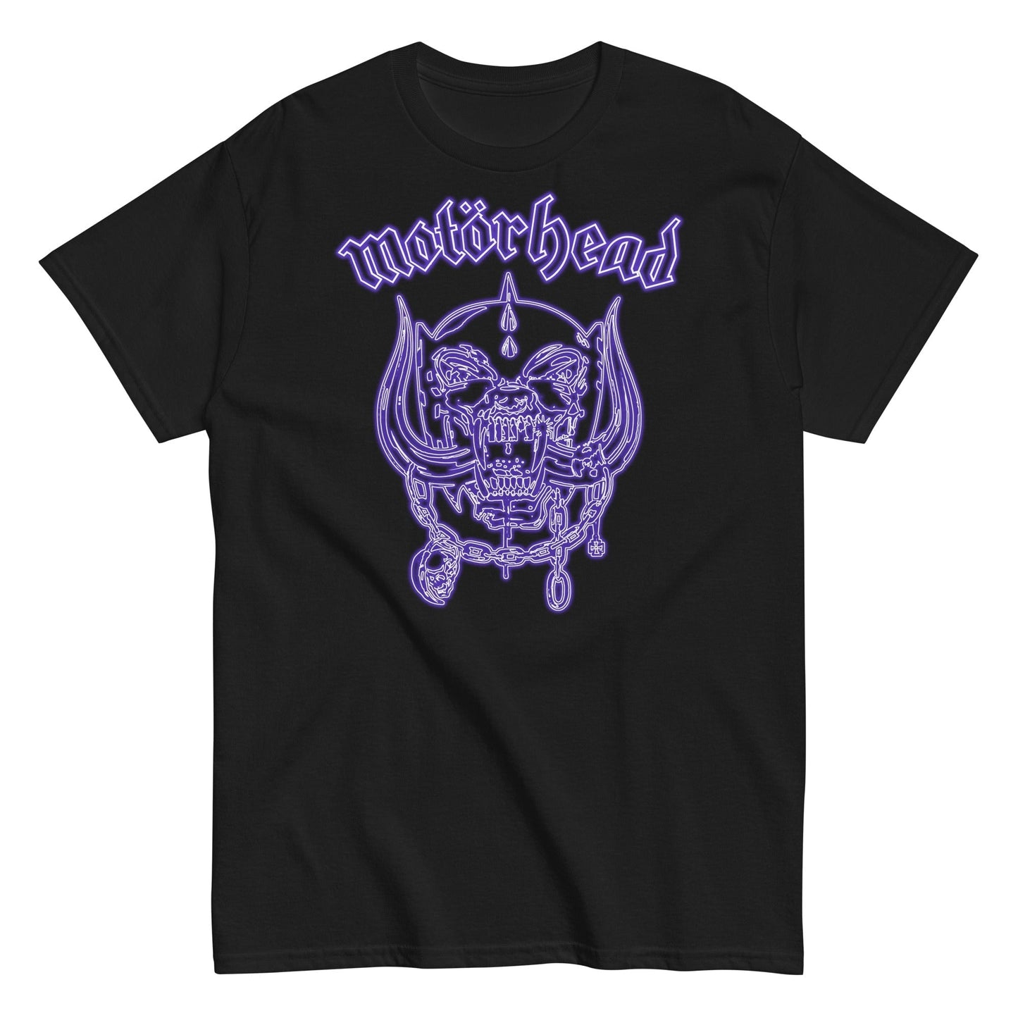 Motorhead - Neon Blue Warpig Mens T Shirt
