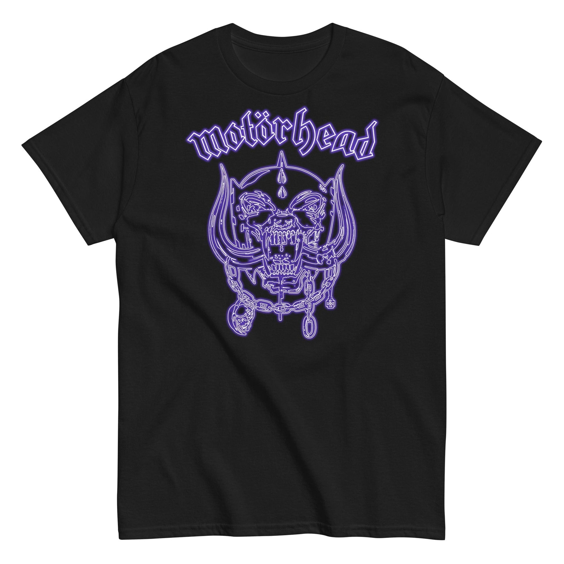Motorhead - Neon Blue Warpig Mens T Shirt