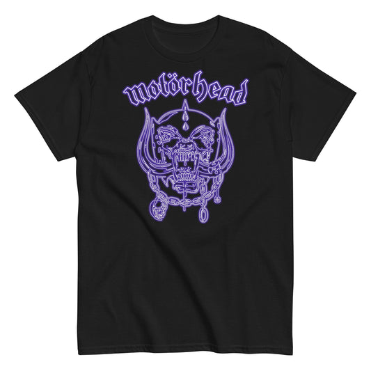 Motorhead - Neon Blue Warpig Mens T Shirt