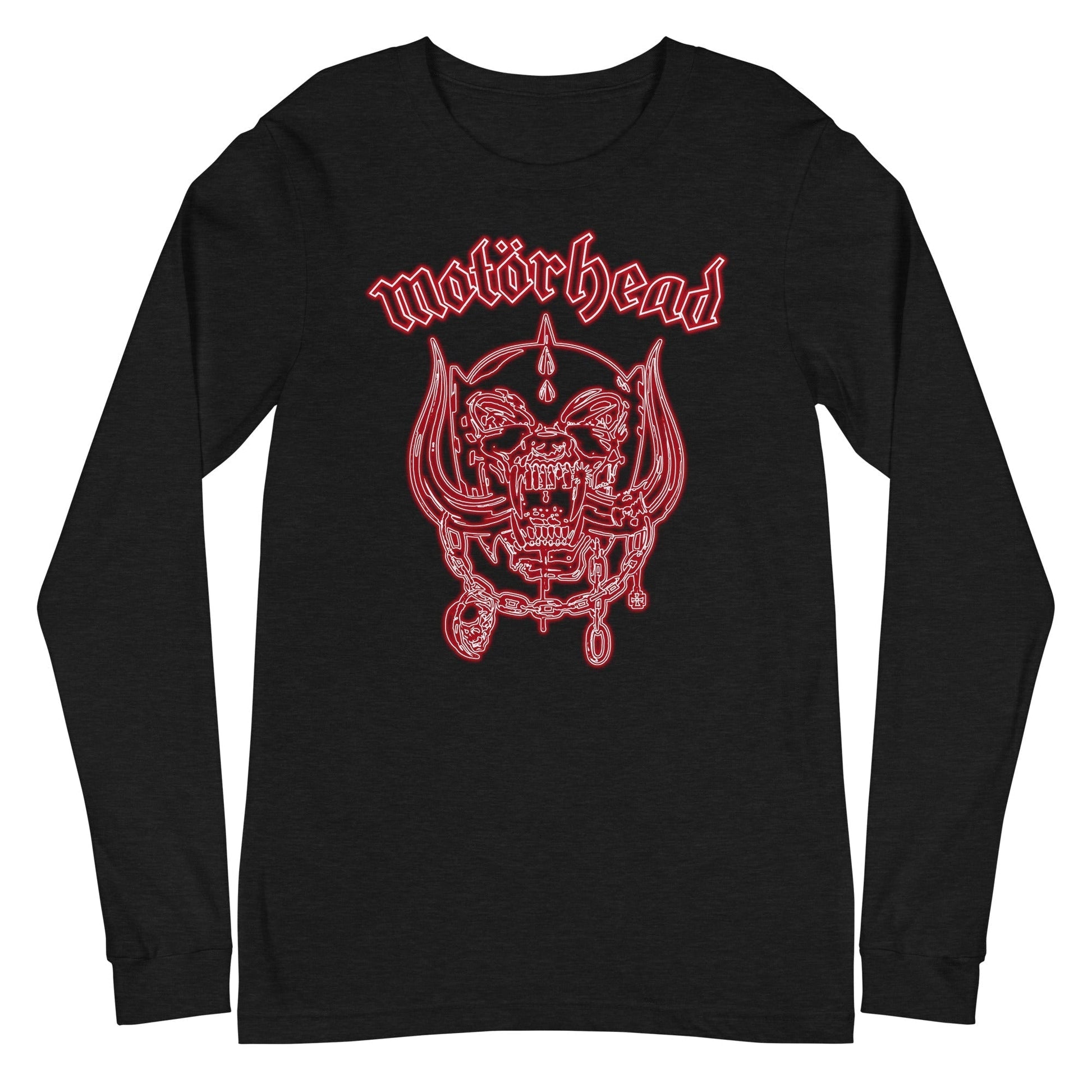Motorhead - Neon Red Warpig Long Sleeve Shirt