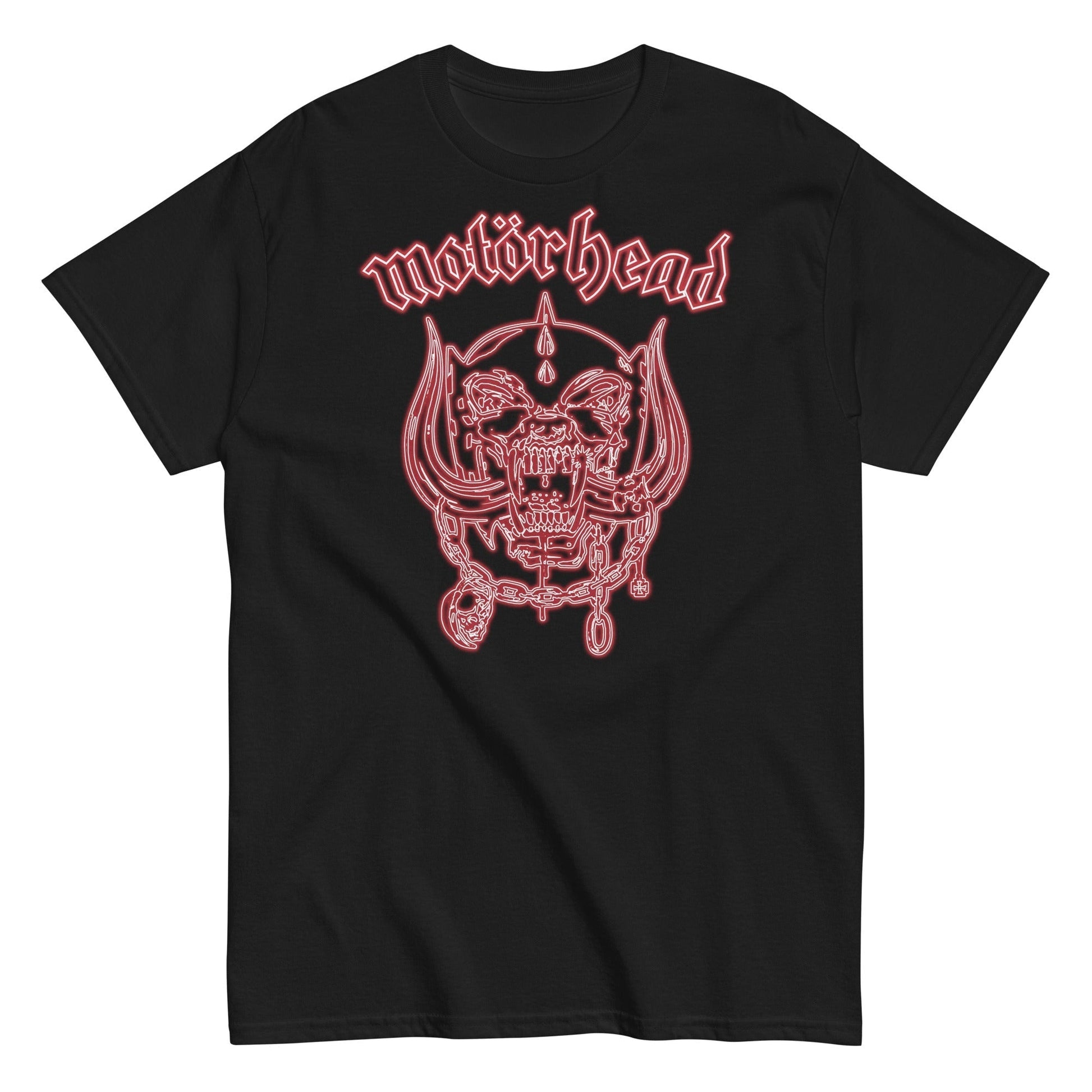 Motorhead - Neon Red Warpig Mens T Shirt